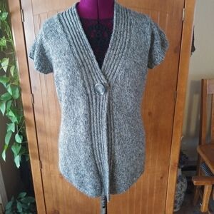 Style & Co. Short Sleeve Tweed Sweater